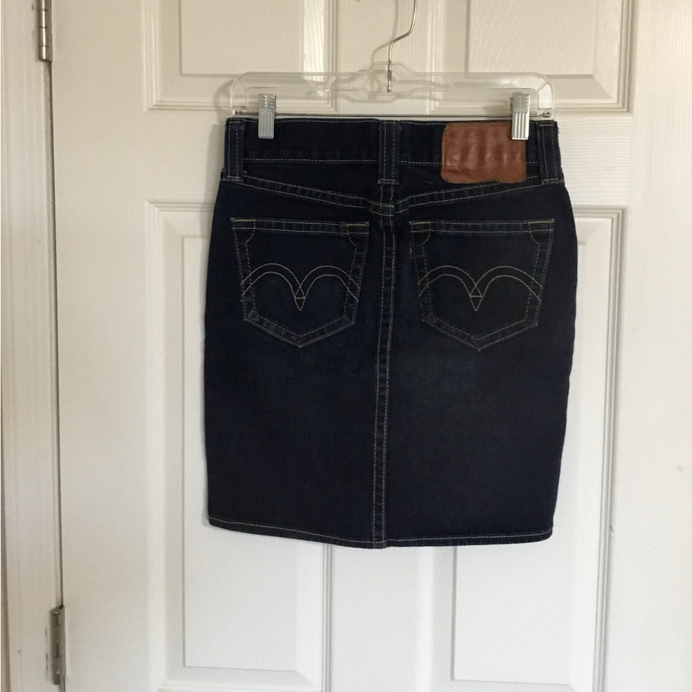 Levi's Type 1 Jeans Western Blue Jean Denim Skirt Size extra small